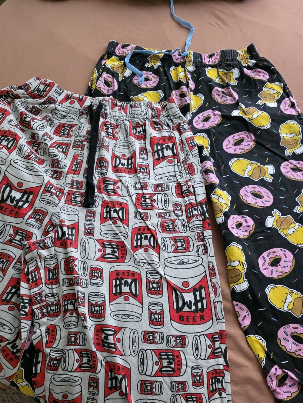 Men's Simpsons RETRO Pajama Bottoms, PAIR